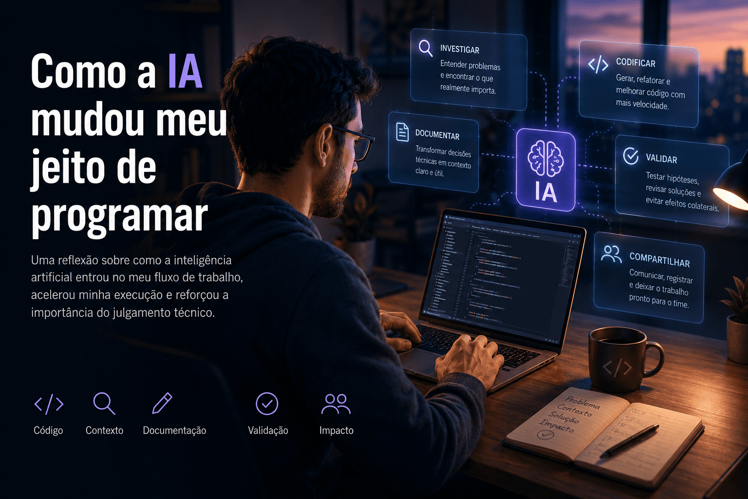 Como a IA mudou meu jeito de programar